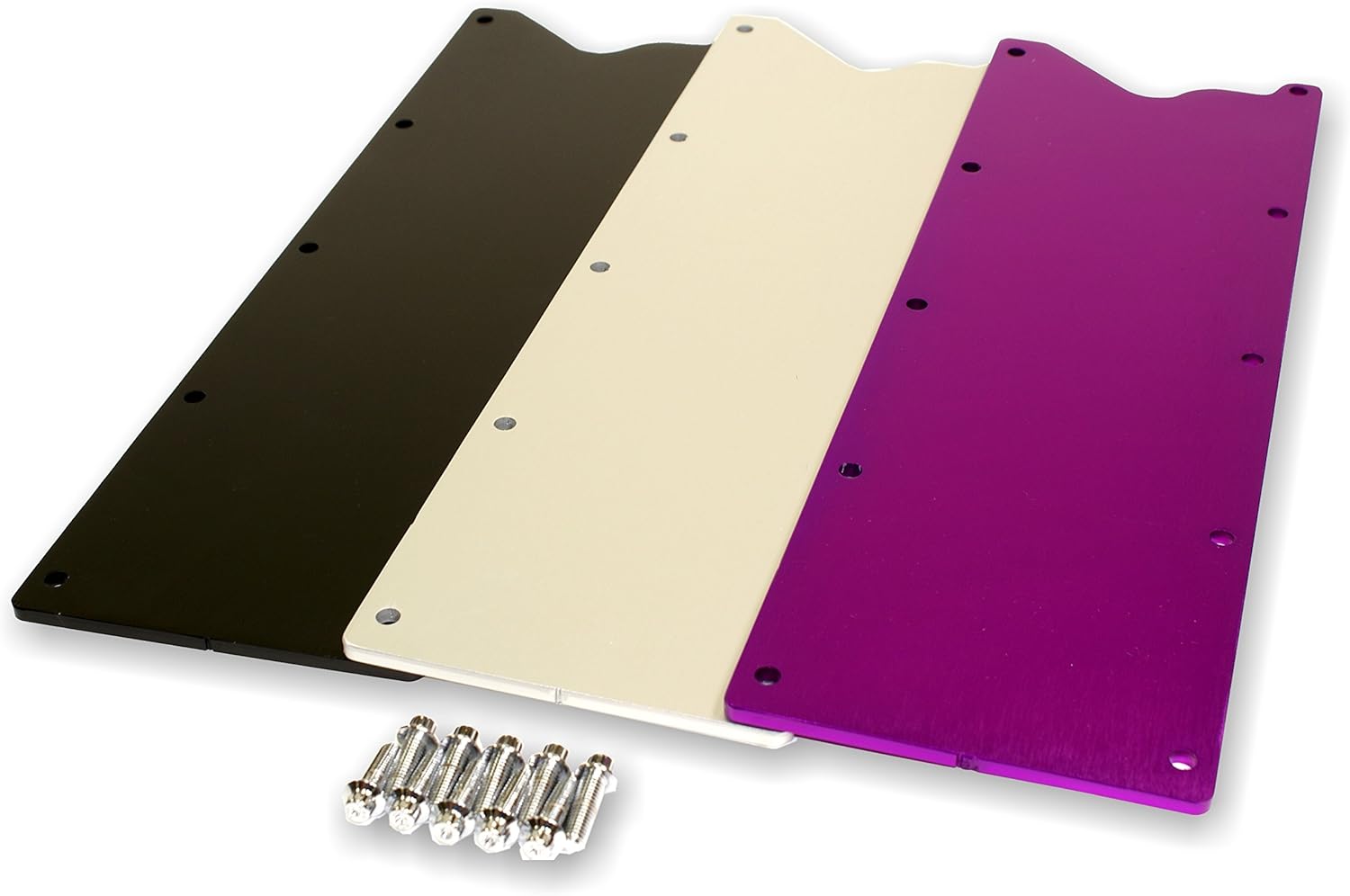 Massive Trophy GM LS Valley Cover Plate Solid Knock Sensor Eliminate Carb EFI Compatible with GM Chevy GM LS 1 2 6 Gen III 3 4.8 5.3 5.7 6.0 X LQ4 LM7 X (Clear/Silver)