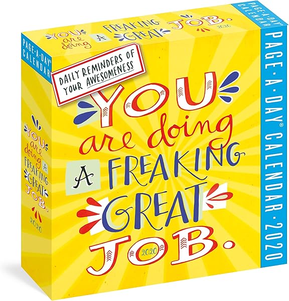 You Are Doing a Freaking Great Job Page-A-Day Calendar 2020