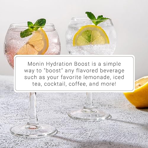 Miniatura 5 de Monin - Mezcla de hidratación y bebida, añade electrolitos y minerales a tu bebida saborizada favorita (caliente o fría), sin lácteos, sin