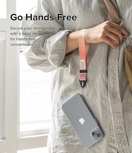 Miniatura 3 de Ringke Correa de mano correa de muñeca para teléfono diseñada para correa de cámara y correa de teléfono, cordón universal ajustable resistente