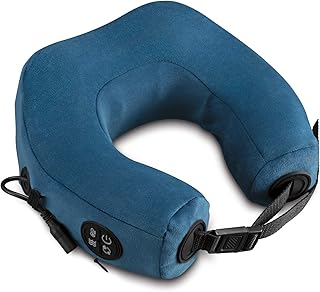 Sponsored Ad - Conair Neck Rest With Vibration + Heat + Shiatsu Massage - 3 Massage Nodes - Cordless / Rechargeable, 1 count