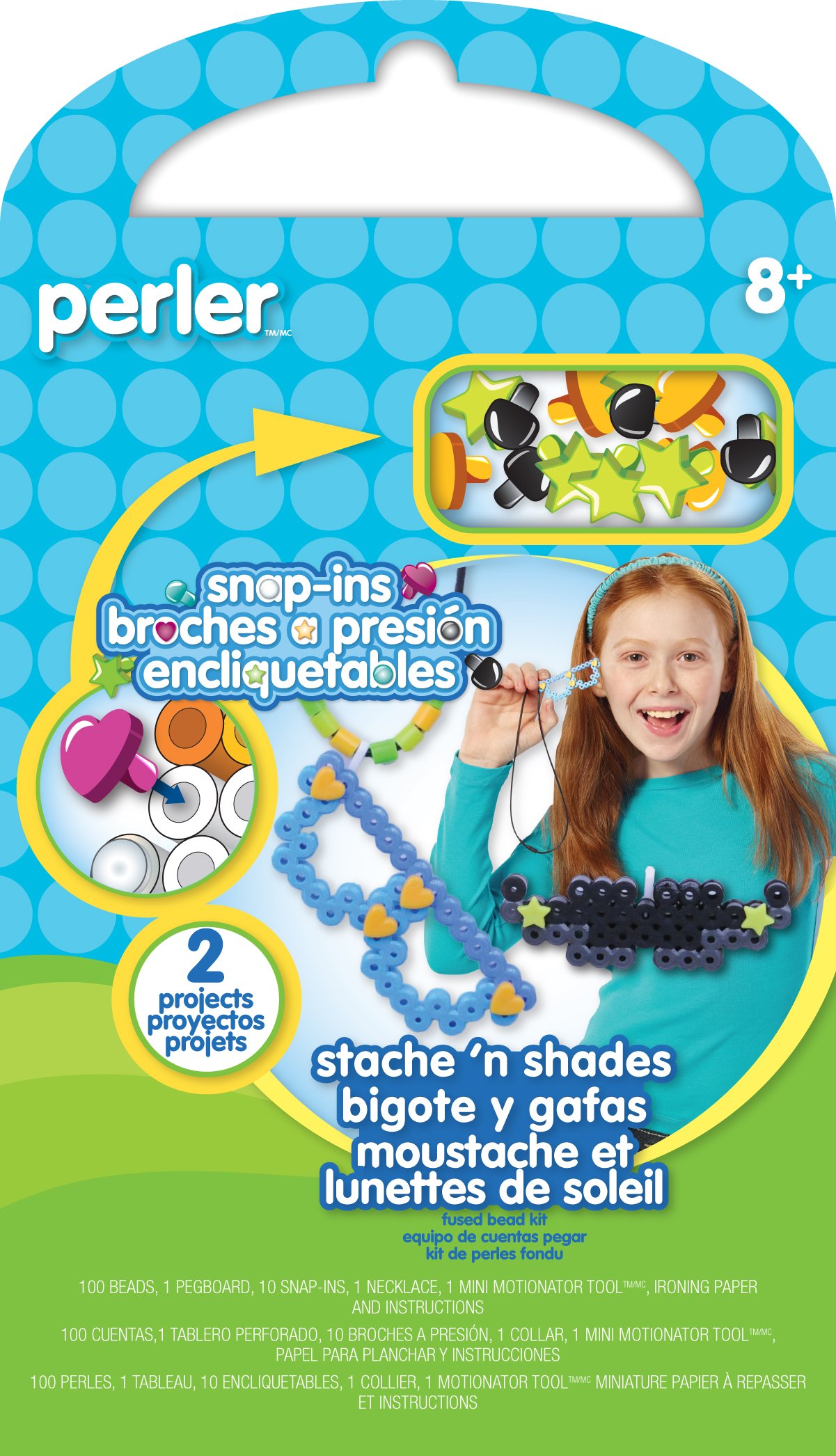 Perler Beads Flower Hair Accessory Fused Bead Kit