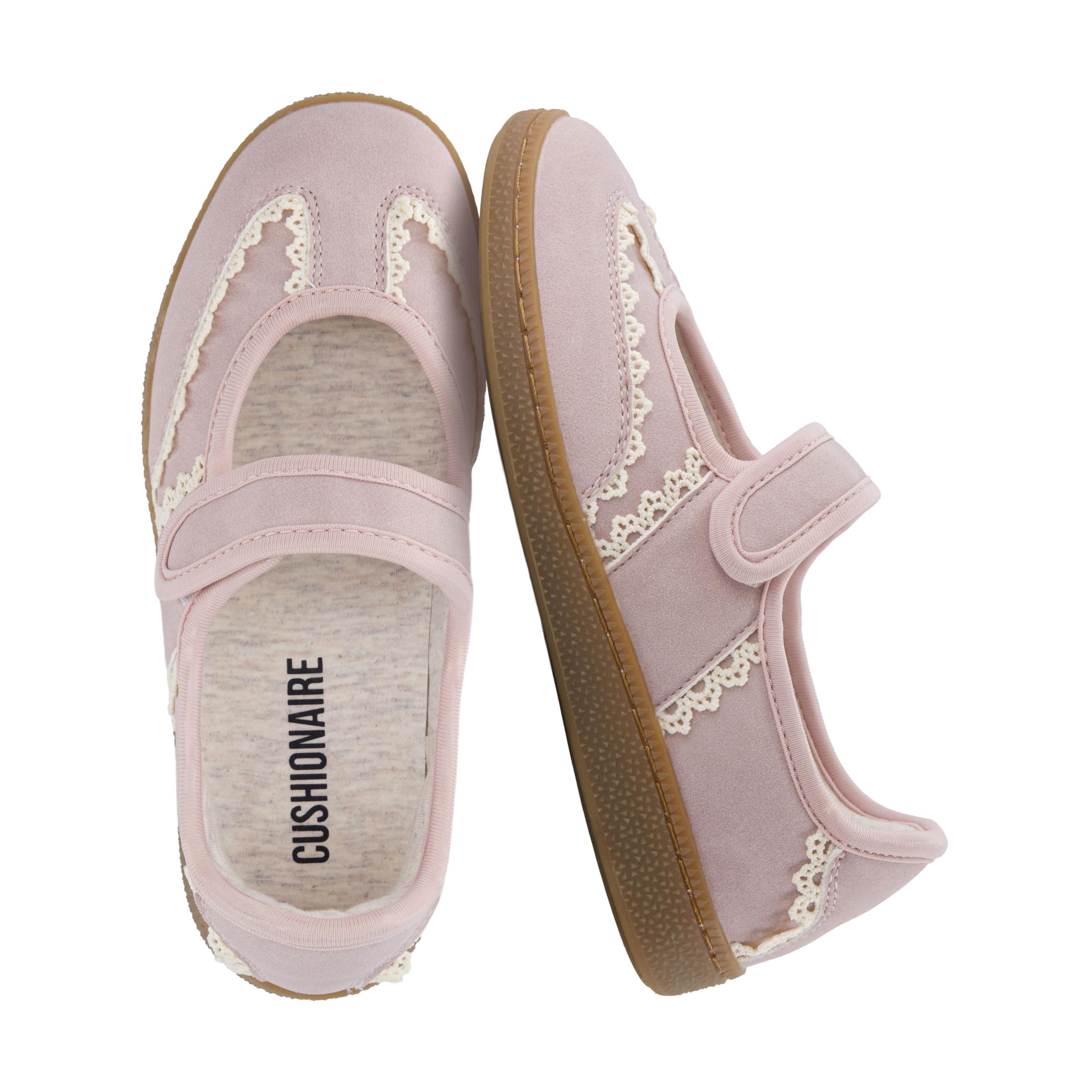 CUSHIONAIRE Babs Mary Jane Shoes for Girls
