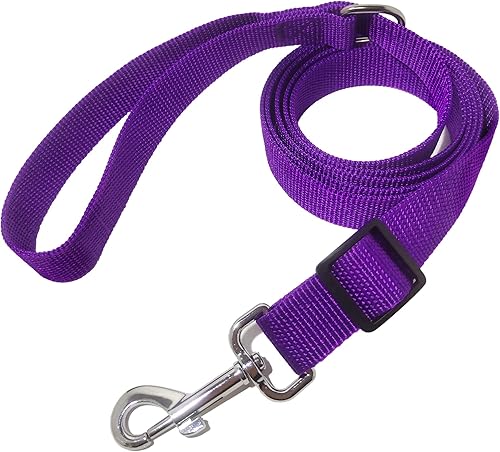 Miniatura 3 de TAIAN Correa ajustable de nailon para perro, correas de perro de 6 pies de largo para perros medianos y grandes