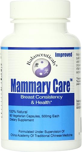 Mammary Care Cápsulas de suplemento dietético, 500 mg, botella de 60 unidades