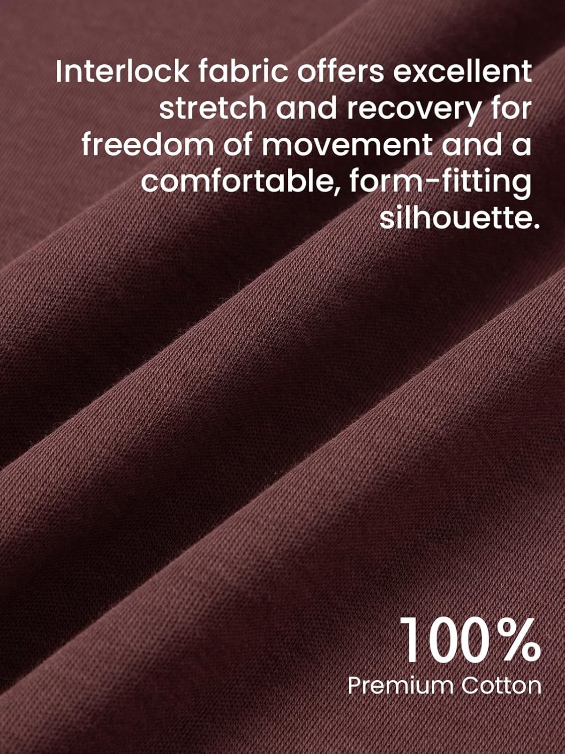 Long Sleeve T Shirt Midweight 100% 6.35 oz. Cotton Crew Neck Tee for Men Women Unisex Soft Casual Regular Fit