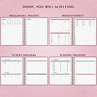 Vista 52 de Legend Budget Planner & Monthly Bill Organizer with Pockets – Home Finance & Expense Tracker – Notebook for Household Budgeting (Periwinkle)