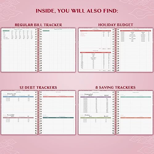 Miniatura 52 de Legend Budget Planner & Monthly Bill Organizer with Pockets – Home Finance & Expense Tracker – Notebook for Household Budgeting (Periwinkle)