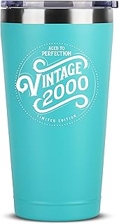 21 Year Old Birthday Gifts for Her - 2000 16 oz Mint Tumbler - 21 Birthday Gifts for Her Girl - 21st Birthday Gifts for He...