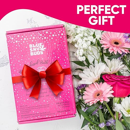 Miniatura 3 de BSB - Juego de 6 bombas de baño con infusión de cáñamo, sal del mar muerto, hidratación de piel seca, perfectas para baño de burbujas y spa, hecho a