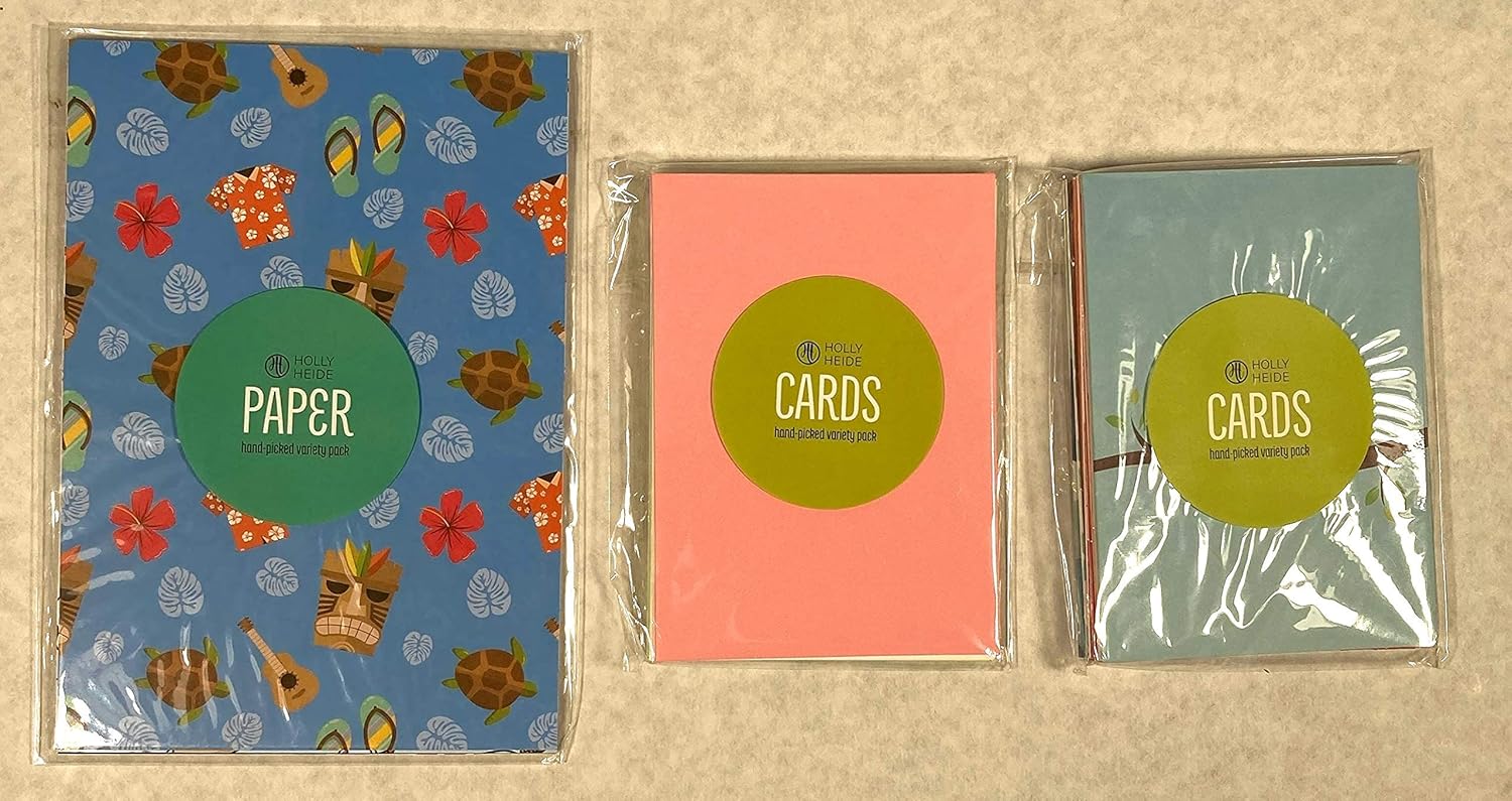 Holly Heide Wax Seal Pen Pal Pack (Moss Green) - Custom Felt Organizer, Colorful Wax Beads, Variety Stationery Pack, Vintage Style Scissors, Colorful Gel Pens