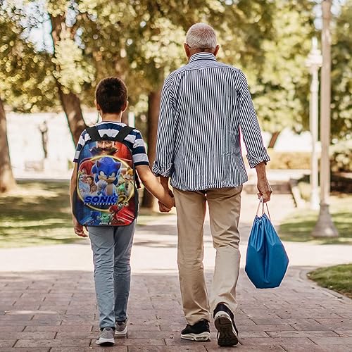 Miniatura 4 de Mochila infantil con estampado 3D de dibujos animados anime, mochilas para adolescentes, mochila para niños y niñas, Negro -