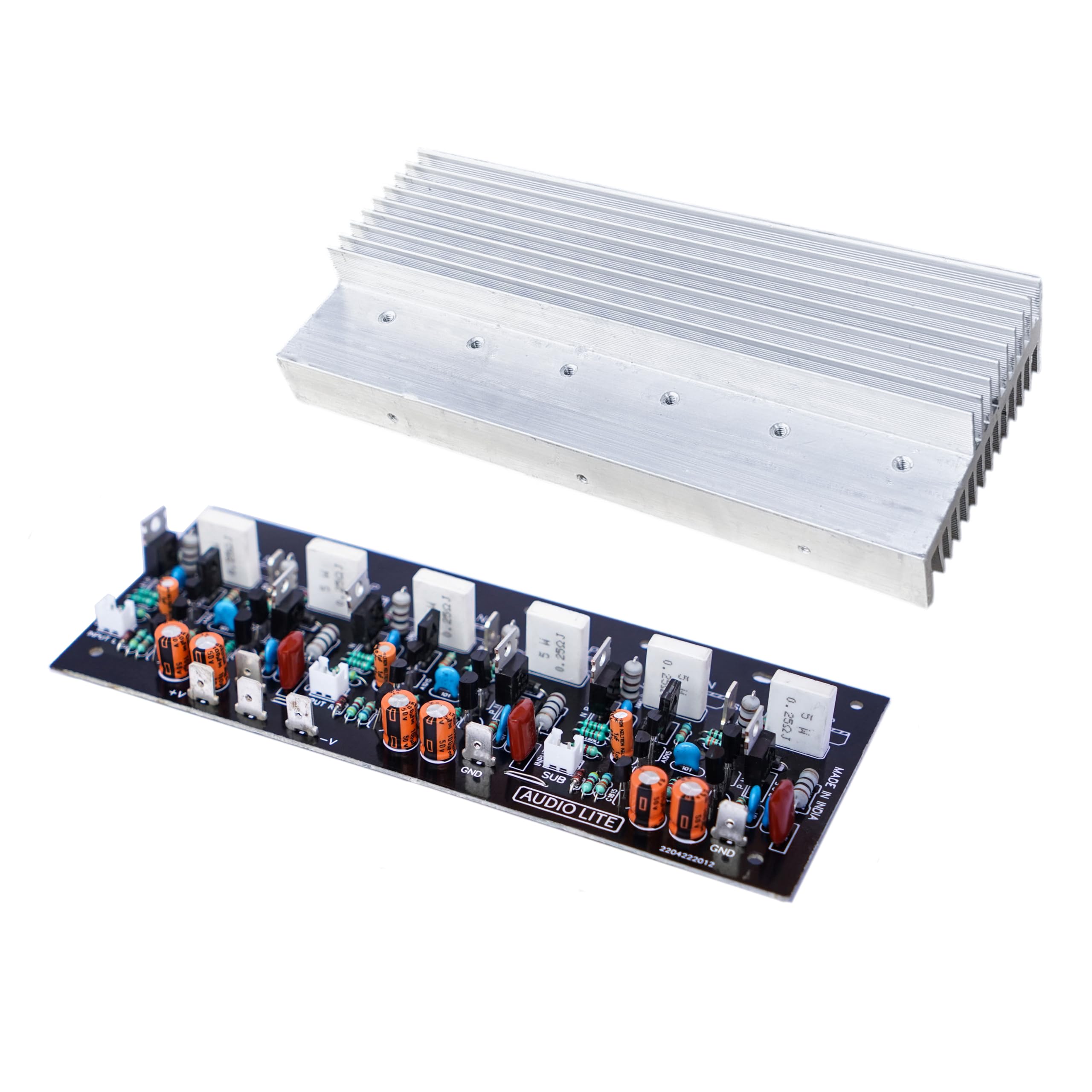 AUDIO LITE 300W 2.1 Channel Amplifier Board with Oversized & Heavy Alummim Heat Sink | High Power | 3 Channel Audio Amplifier for Subwoofer & Stereo Speakers.-image-49