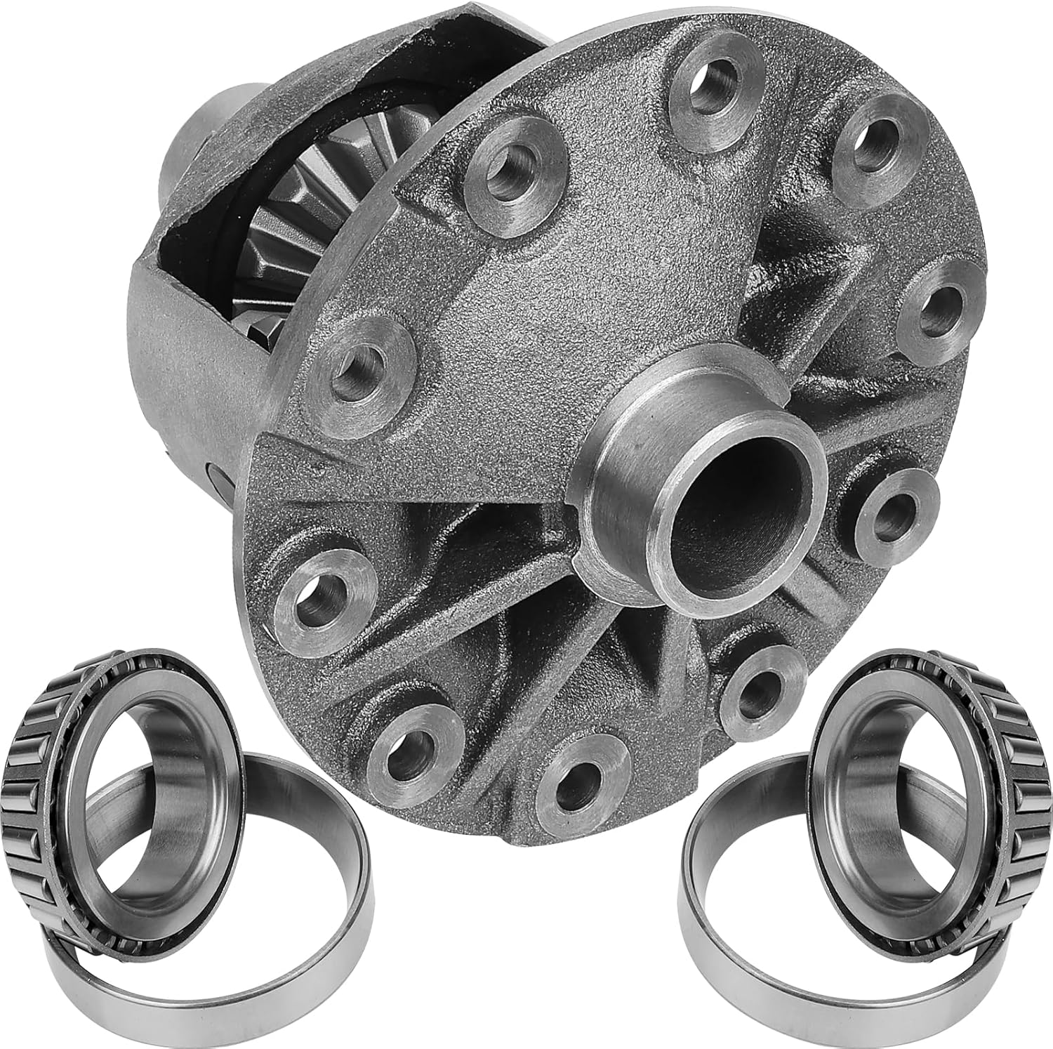 40048044 Rear Differential Open Loaded Carrier Case Fit for GMC Chevy 8.5" 8.6" 30 spline 10 Bolt Silverado Sierra Limited Slip Locker with Bearing, Replace OE 40048044 and 19244836