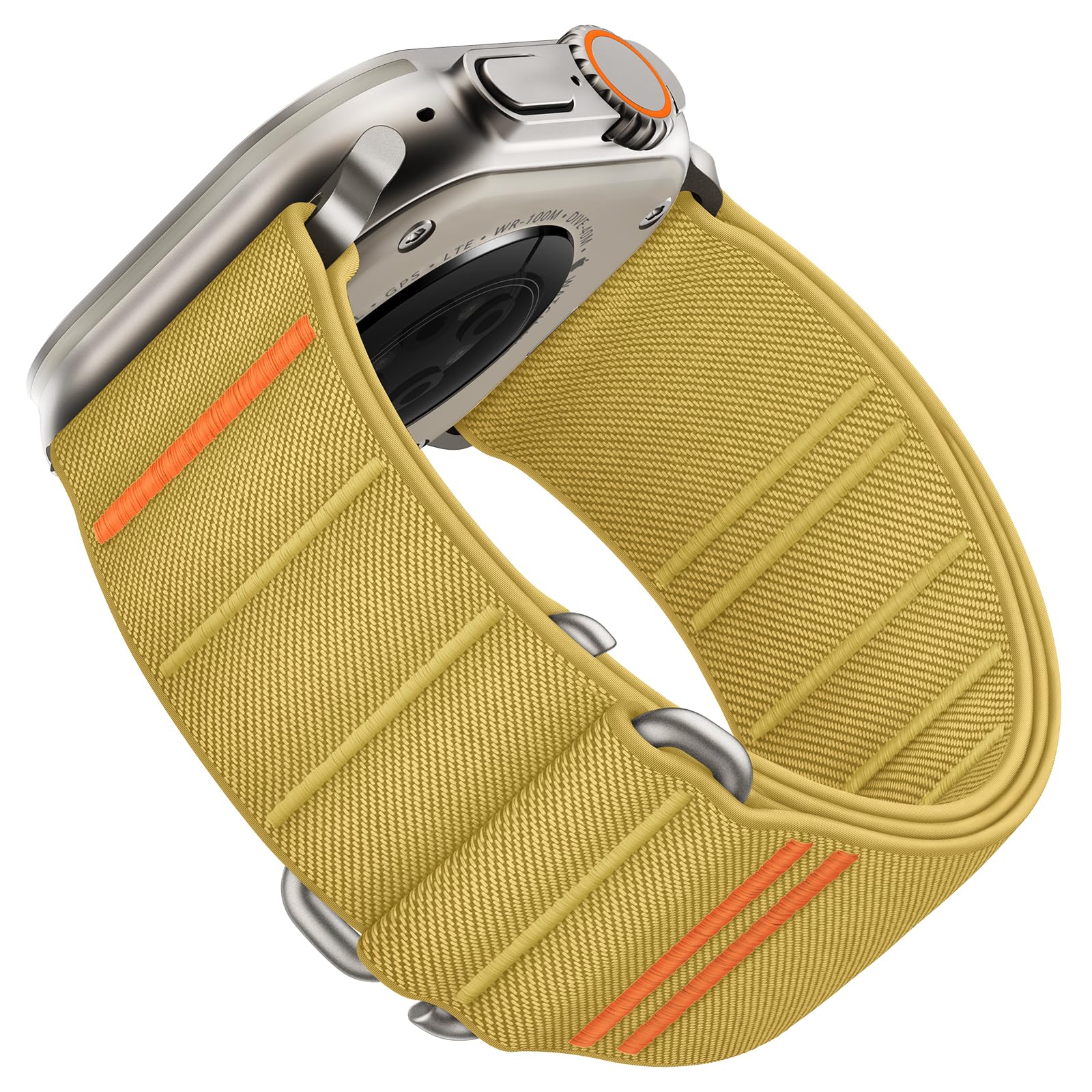 Suitisbest Sport Bands Compatible with Apple Watch Ultra Band 49mm 46mm 45mm 44mm 42mm 38mm 40mm 41mm Men Women, Stretchy Nylon Sport Loop Strap with S-Hook for iWatch Series 10 Ultra SE 9 8 7 6 5 4 3