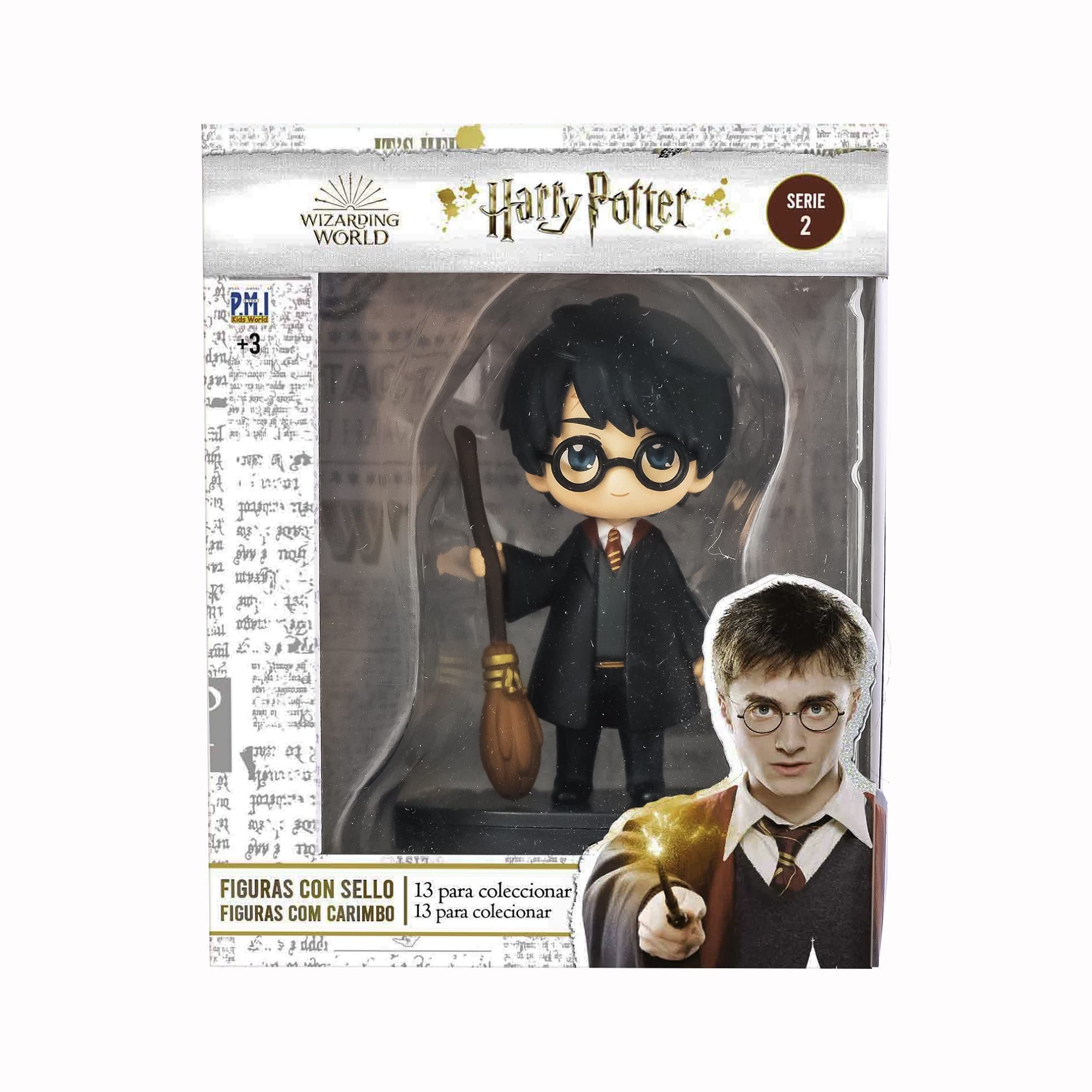 Bizak Harry Potter 64115210 Figure 8 cm Stand with Stamp Edition Collection Assorted Models