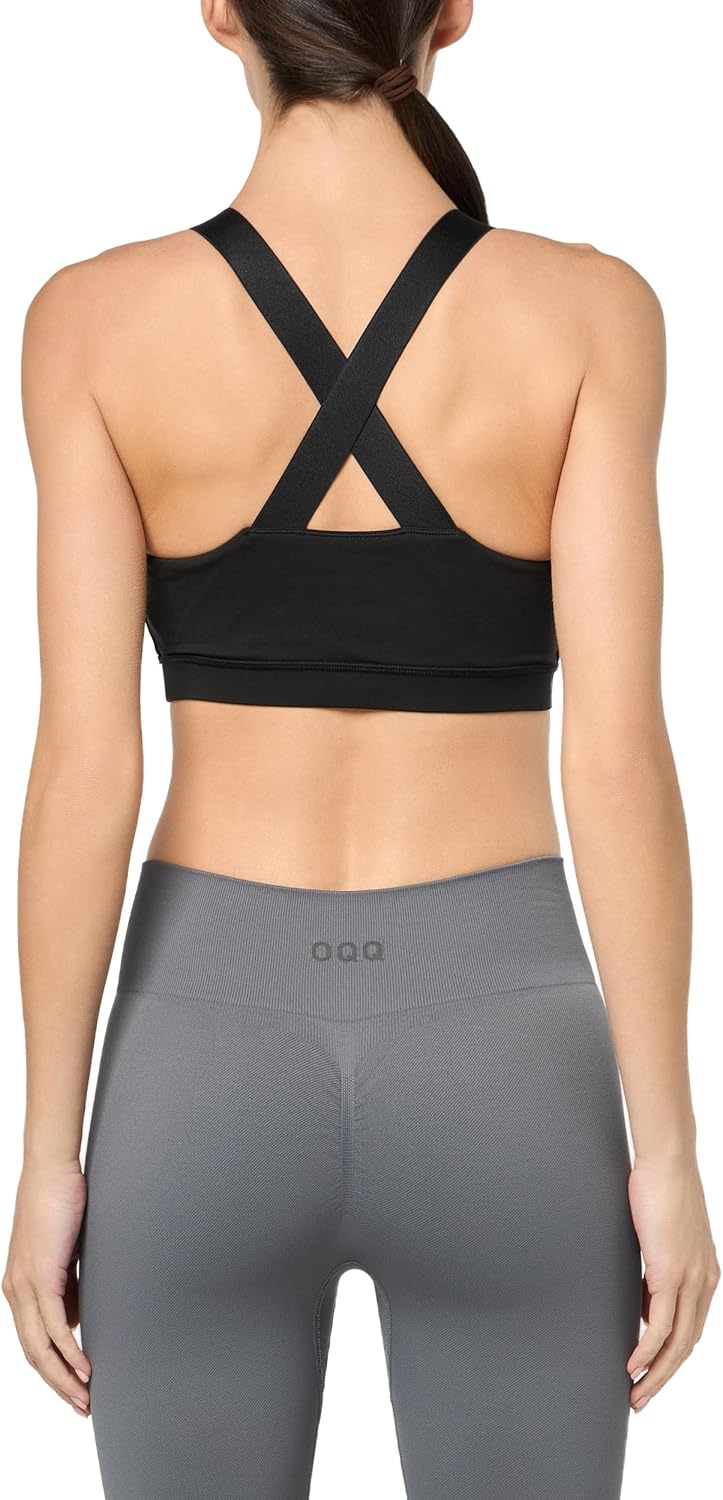 Lacoste Womens Sport Cross Strap Sports Bra