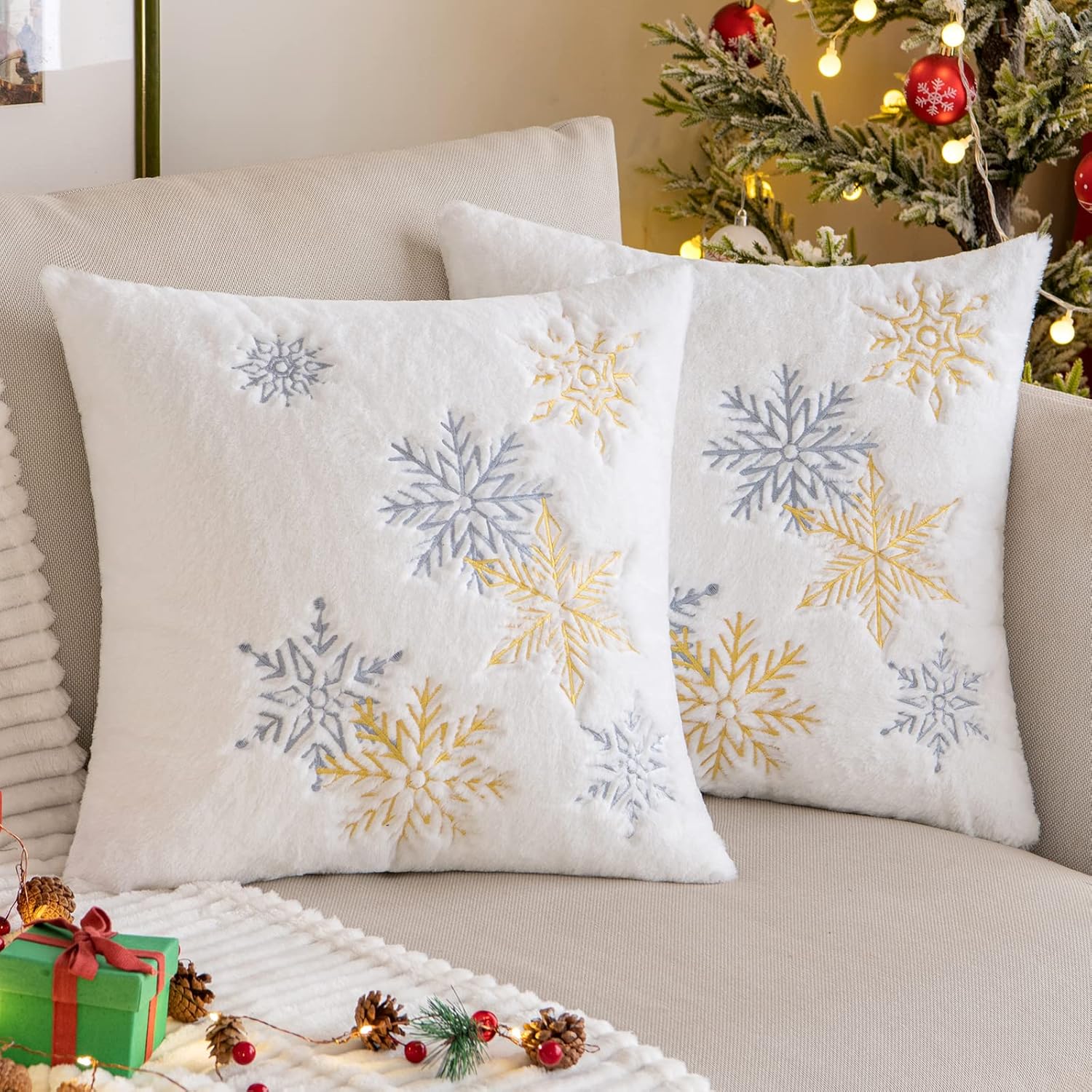 Kissenh&uuml;lle Pl&uuml;schkissen Bezug Dekokissen Kuschelkissen In Cashmere-N, 8,95