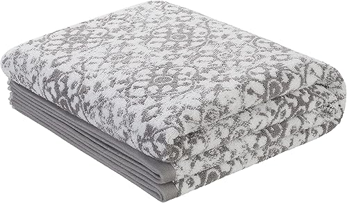 Miniatura 7 de Jessica Simpson Juego de 4 toallas de baño  Aziza  Decoración de baño premium  Incluye 2 toallas de mano y 2 toallas de ducha  100% algodón y