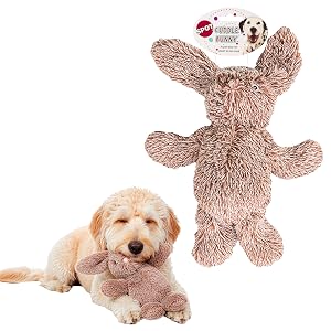 SPOT Cuddle Bunnies Dog Toy - Soft Plush Fabric Dog Toy with Squeaker Perfect for Cuddling Great for