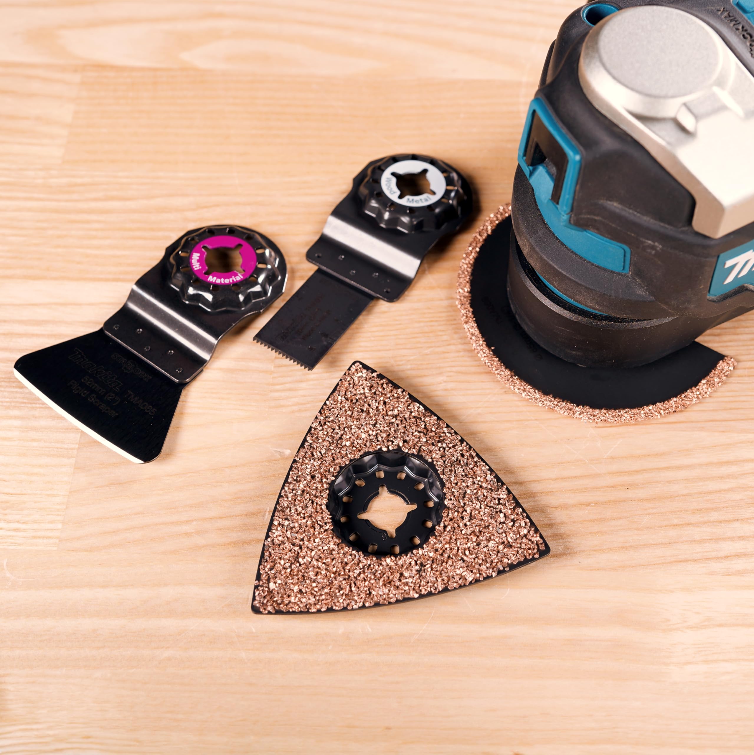 Makita B-67496 - Set de cuchillas multitool starlock, Multicolor