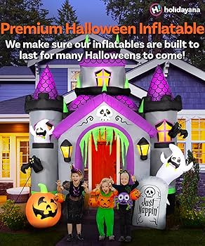 Amazon.co.jp: Holidayana ハロウィンお化け屋敷 空気注入式 12
