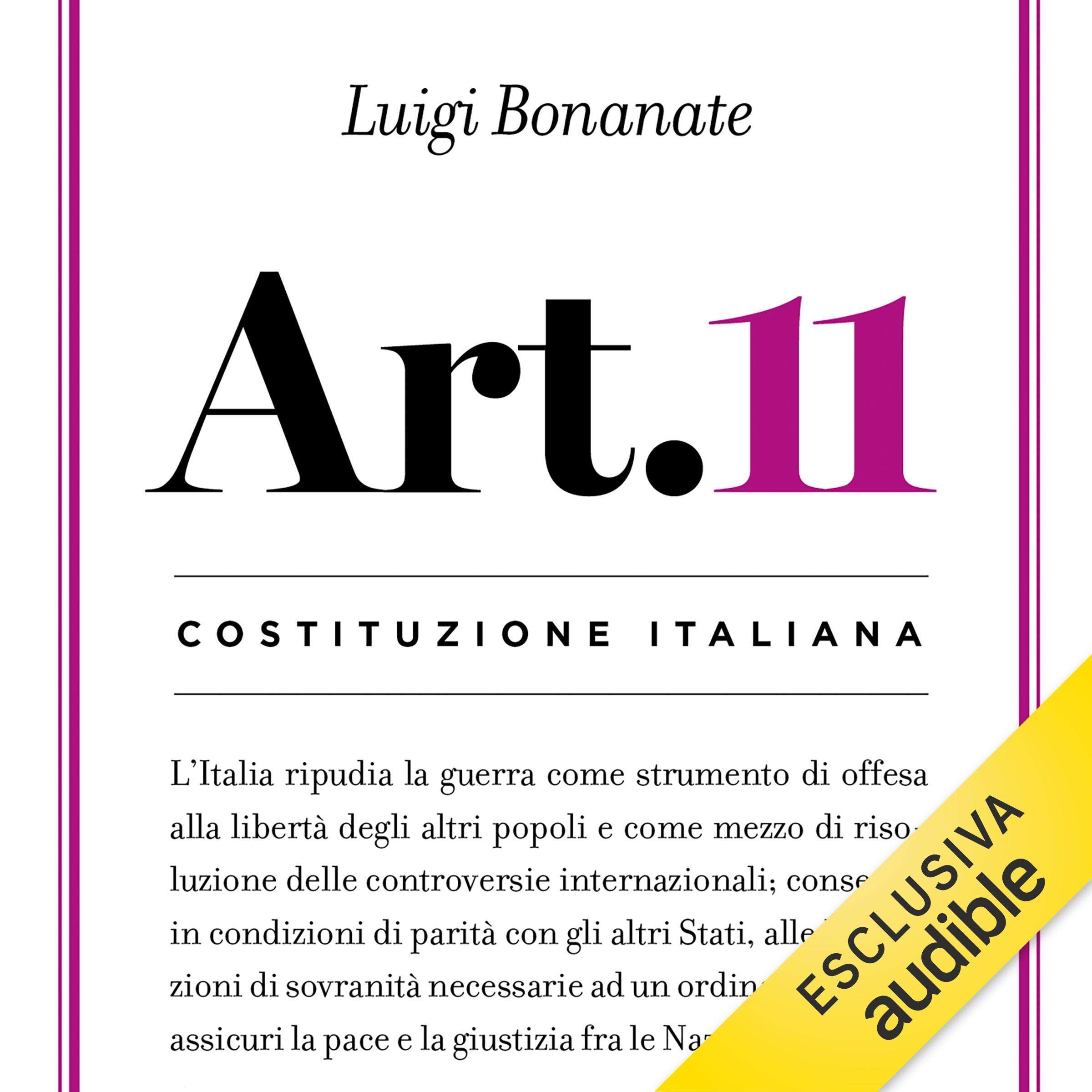 Articolo 11: Costituzione italiana