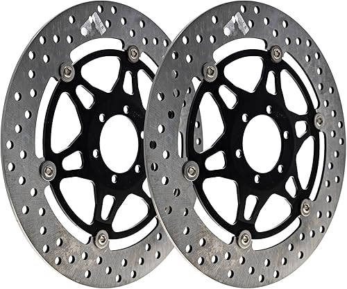 NICHE Juego de rotor de freno delantero para KTM Ducati 690 Duke Supermoto R 75609060000 492.4.024.1A motocicleta