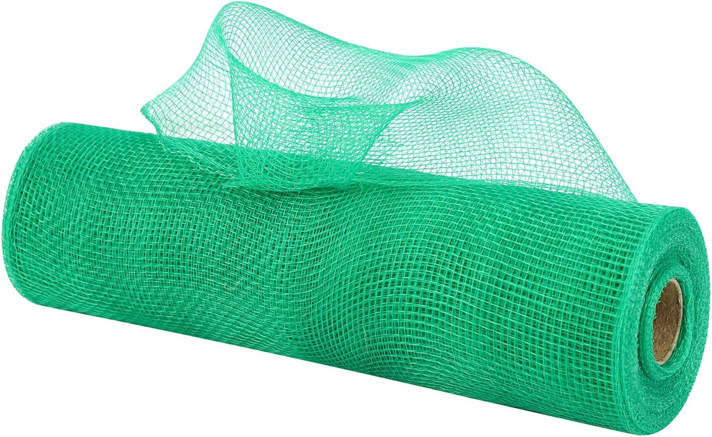 MEEDEE Green Deco Mesh Ribbon 10 Inch Green Mesh Ribbon for