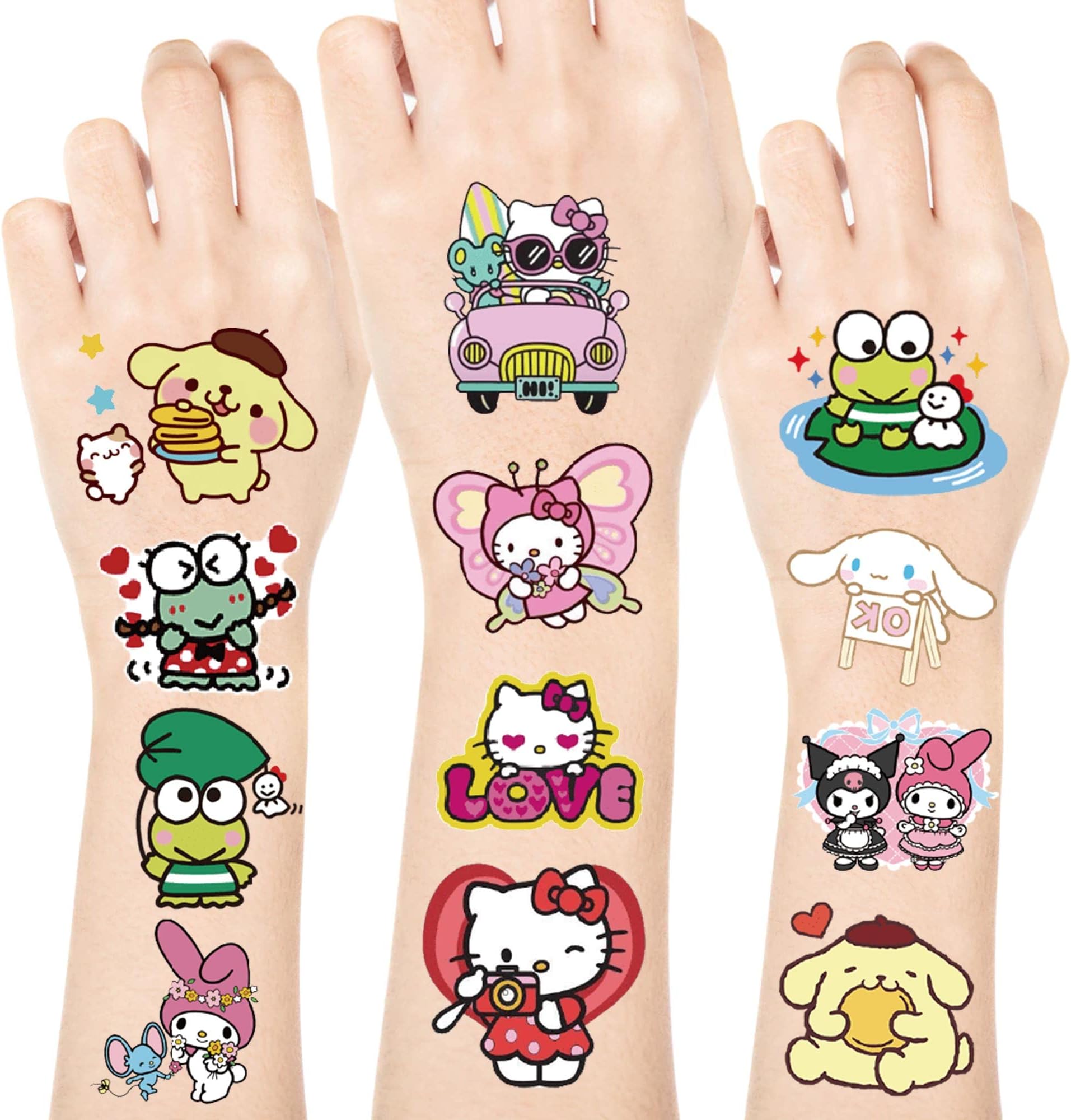 8 sheets Temporary Tattoos For Kids,Temporary Tattoo Kids