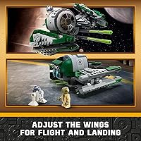 Vista 4 de LEGO Star Wars: The Clone Wars Yoda’s Jedi Starfighter 75360 Star Wars Figura Coleccionable para Niños con Figura del Maestro Yoda con Sable Láser