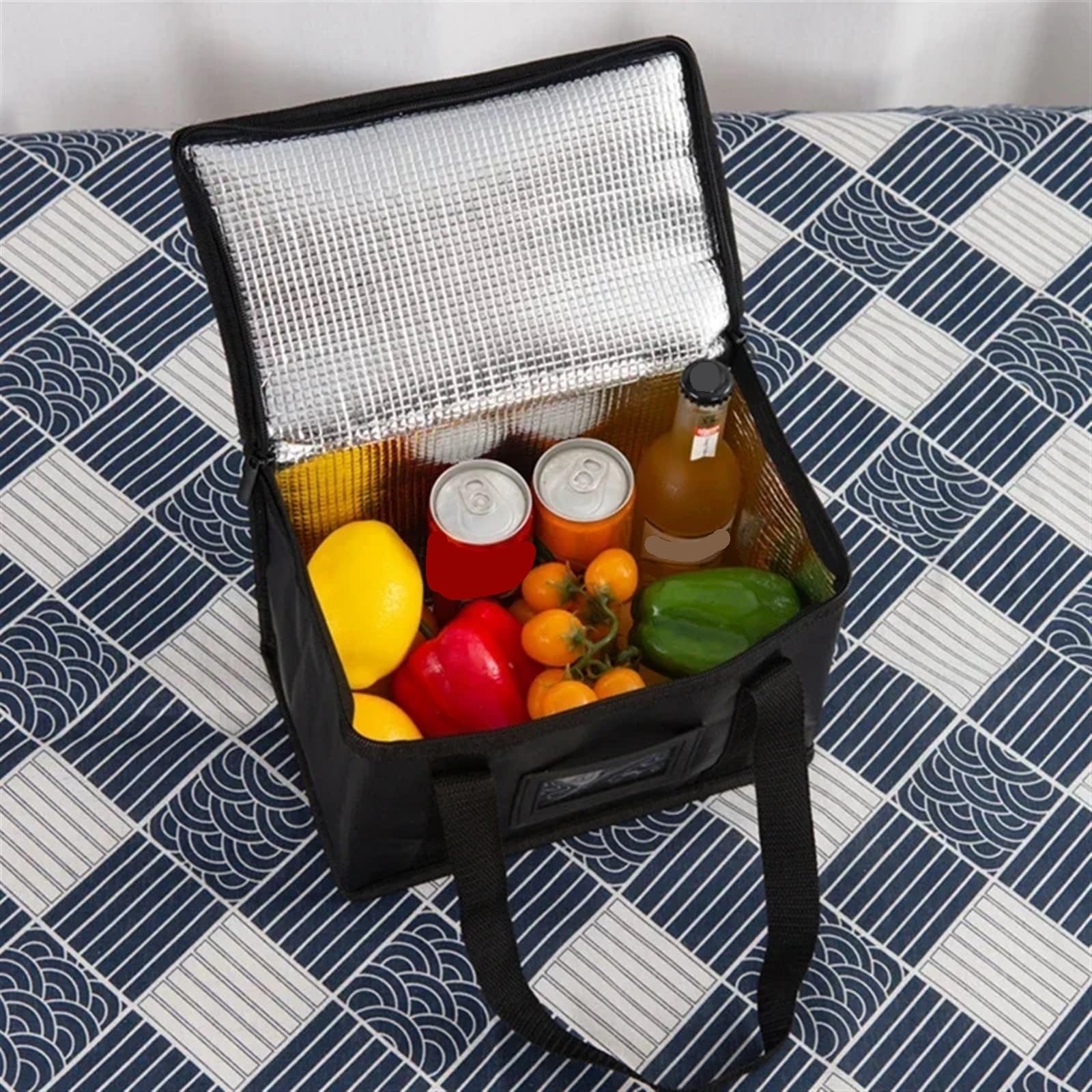 Bolsa térmica aislante, Bolsa de entrega de alimentos con aislamiento for camping y picnic 16L-70L(28l-2pcs)