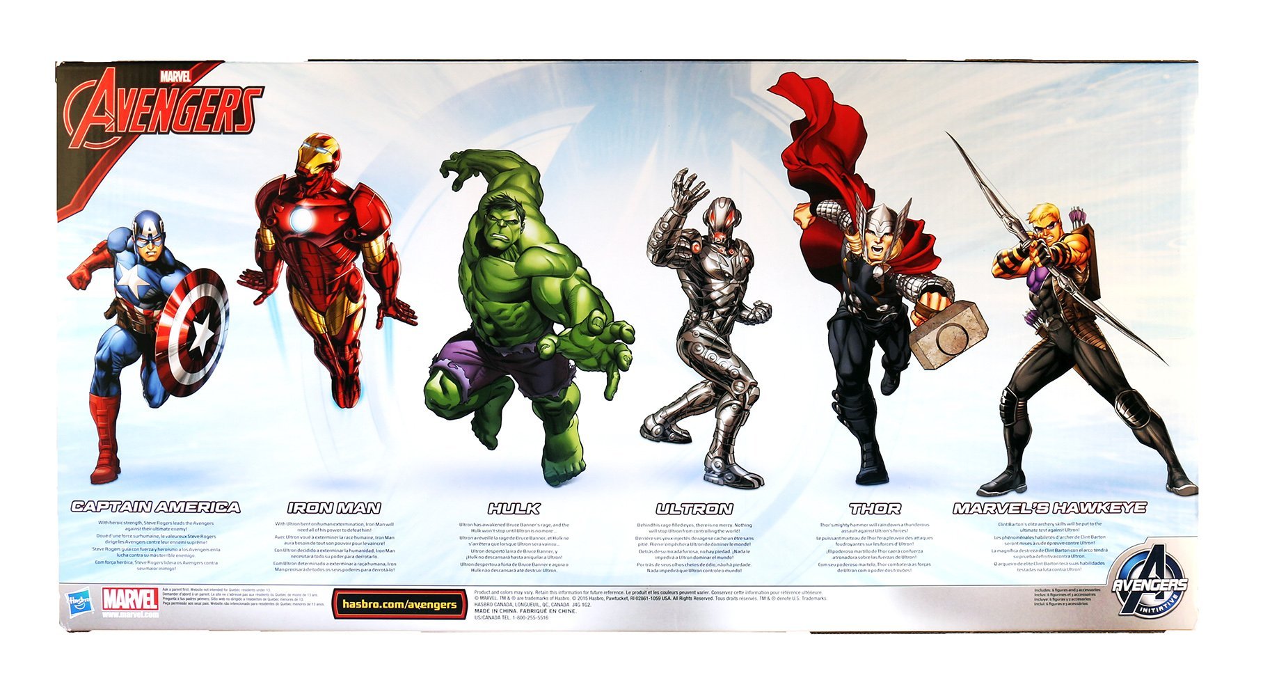 Marvel Avengers Titan Hero Series 6 Pack Captain America Iron | Desertcart  Seychelles, image size:1815x1000