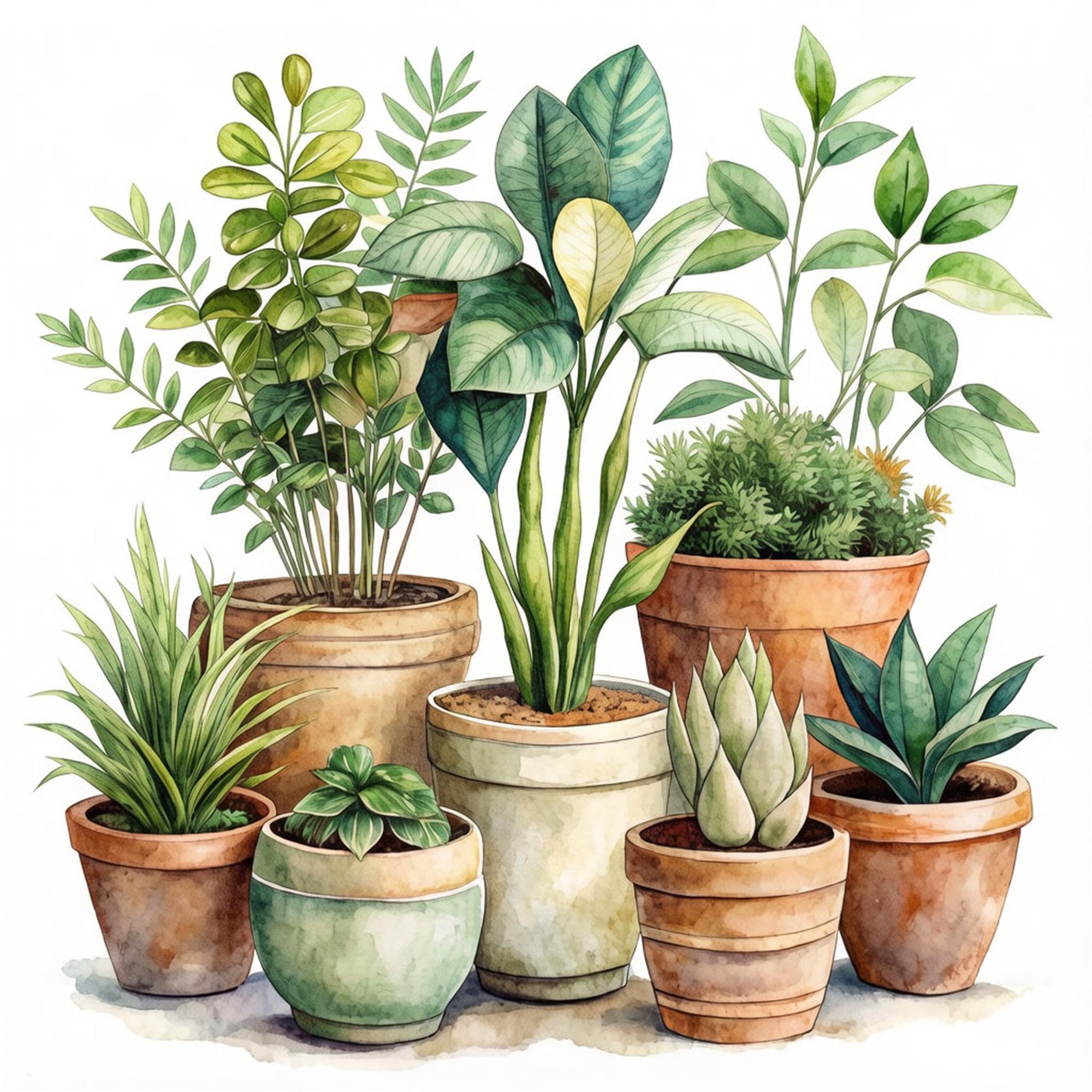 DSFEFV DIY Plant Paint by Number for Adults,Painting by Number Kits on Canvas,Color by Numbers for Adult Beginner,Gifts Decor for Home Wall Room (Plant)