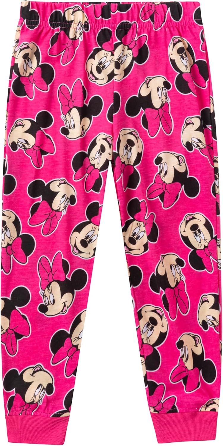 Disney Minnie Mouse Girls Long Sleeve Shirt and Pants Set for Infant, Toddler and Little Kids - Image 5