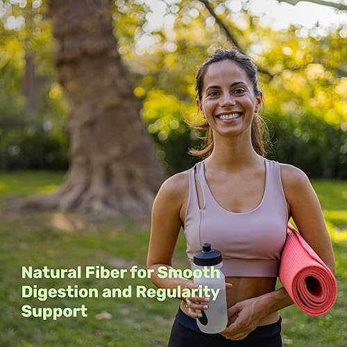 Miniatura 4 de DEAL SUPPLEMENT Polvo de cáscara de psyllium orgánico, 3 libras (48 onzas), fibra dietética soluble a base de plantas sin sabor, salud intestinal y