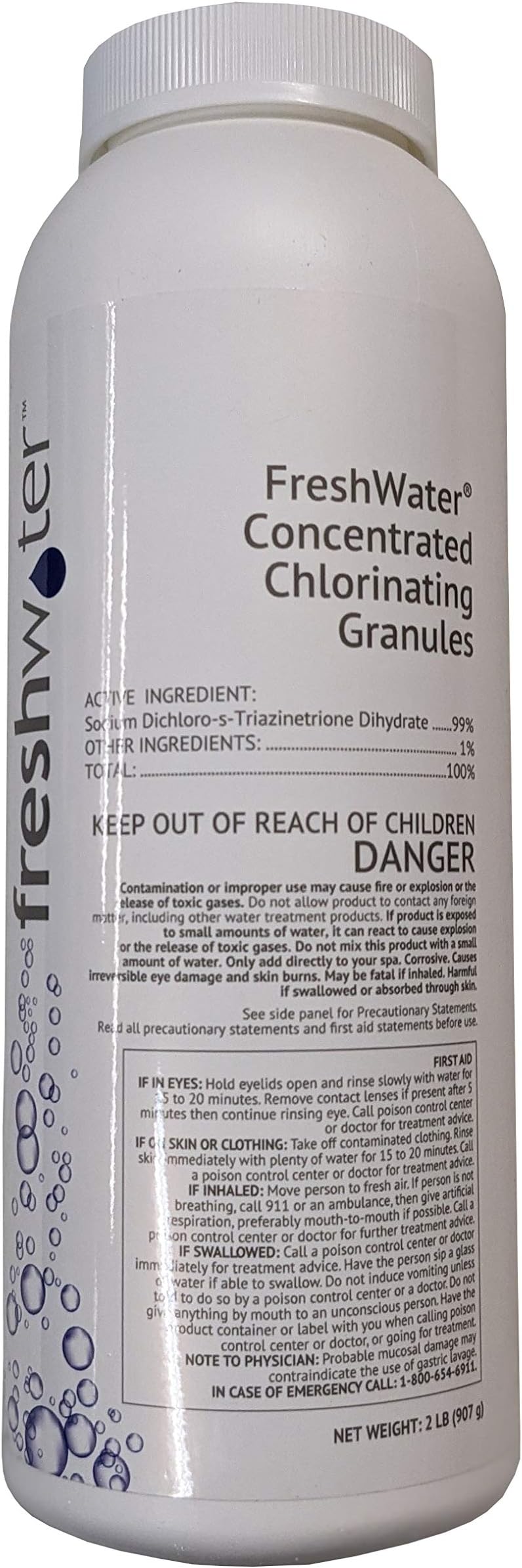 Concentrated Chlorinating Granules 2lbs 80021, white