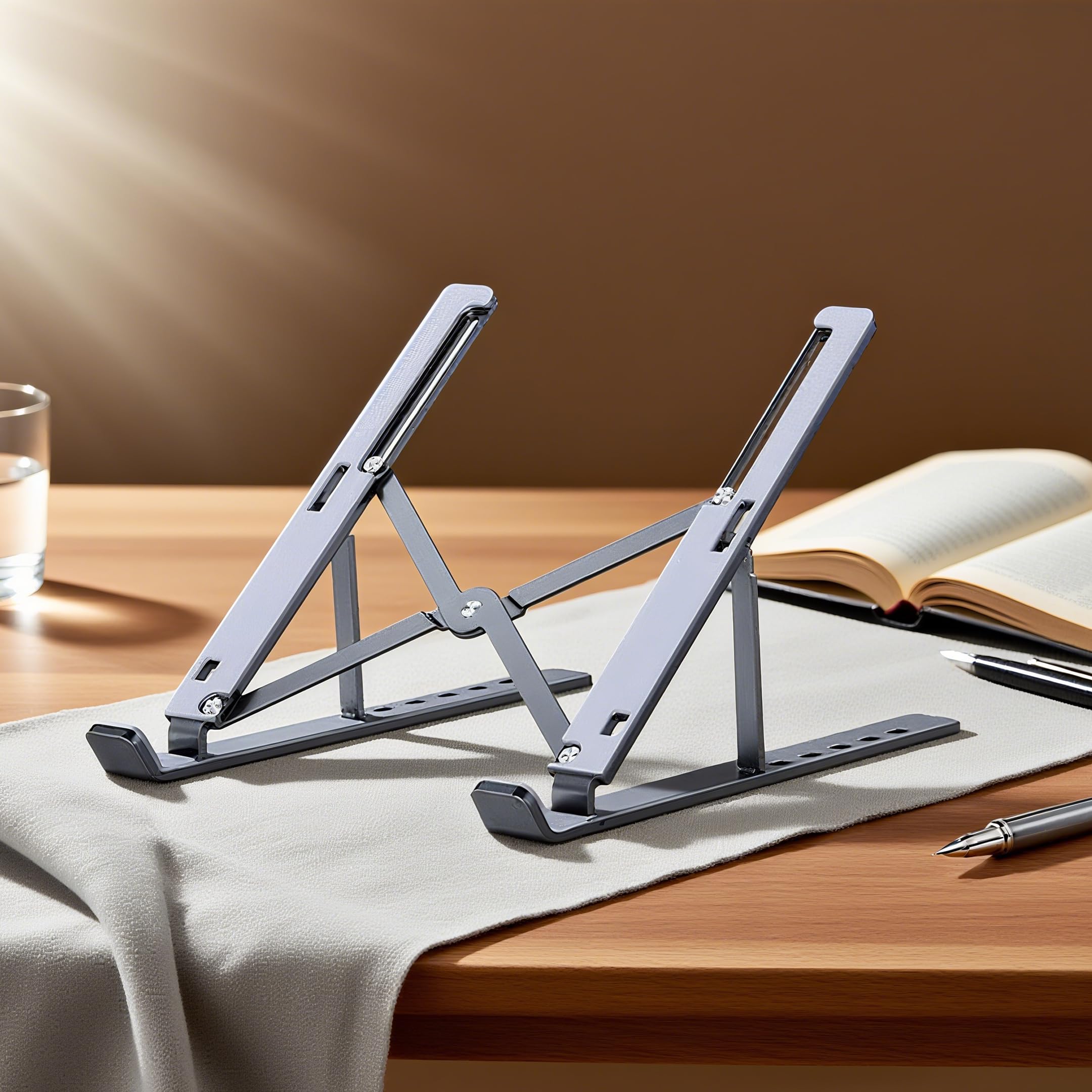 Foldable Laptop Stand Laptop Holder Riser Computer Tablet Stand Computer Riser for Desk Compatible with 10-15 6 Inch