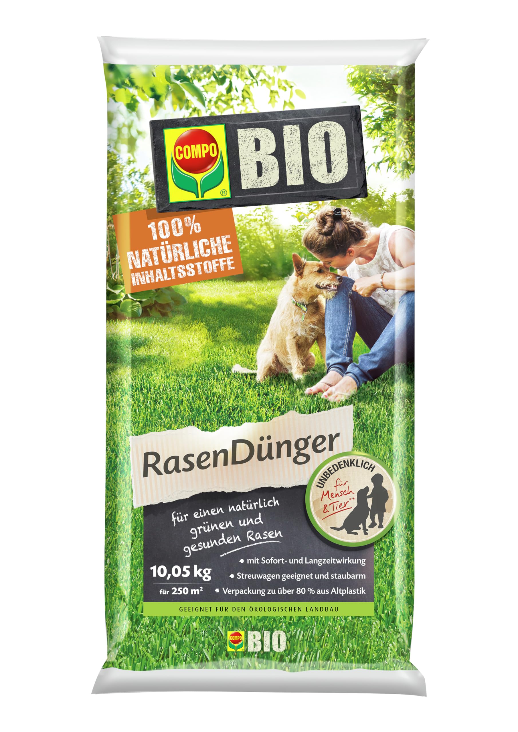 COMPO Rasendünger 10,05 kg für 250 m²