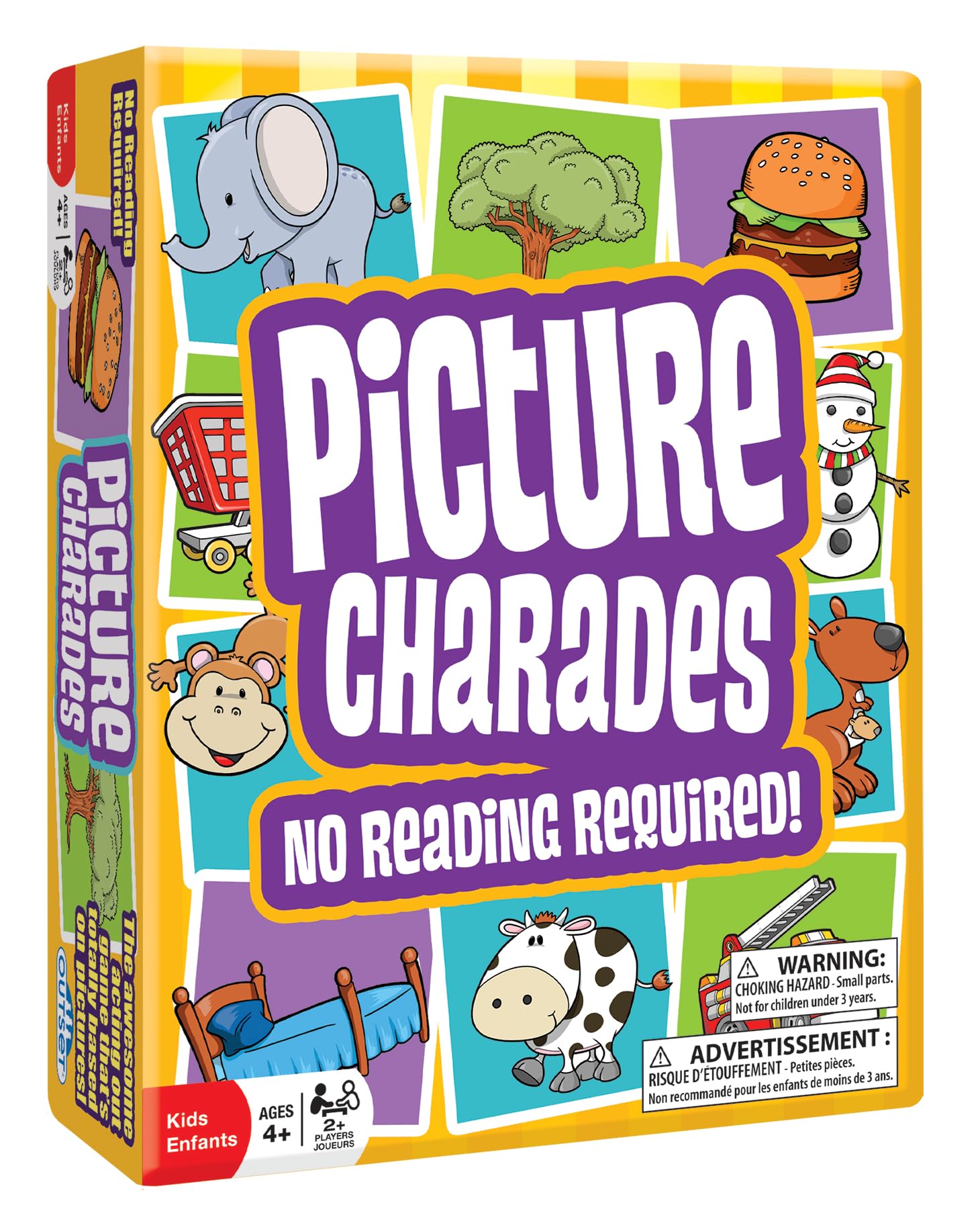 Outset Media Picture Charades for Kids - No Reading Required - An Imaginative Twist on a Classic Game Now for Young Children