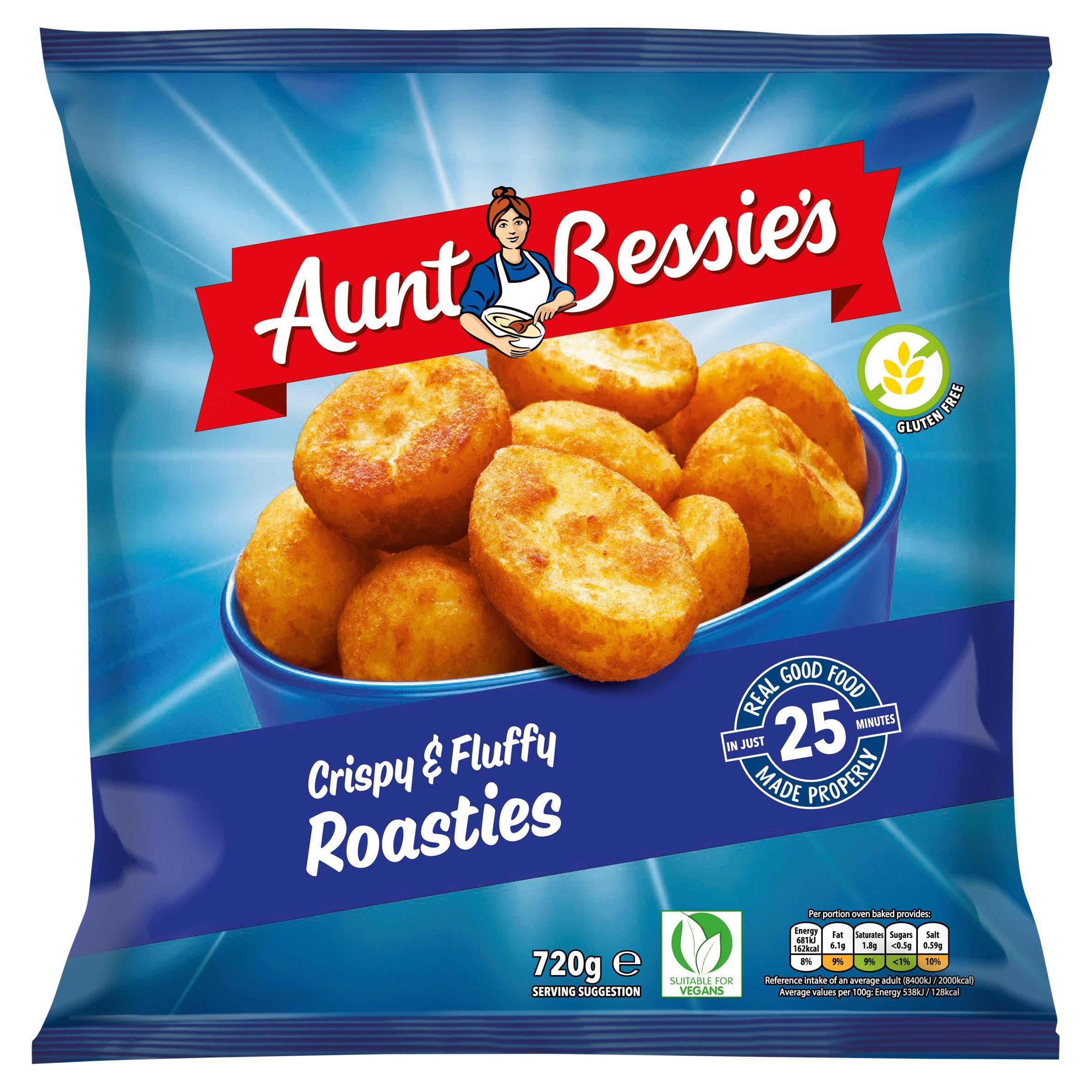 Aunt Bessie's 720g Crispy & Fluffy Roasties
