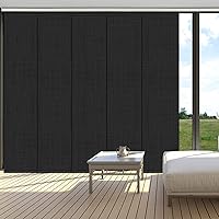 Vista 10 de LETAU - Persianas sin cordones con riel, paneles deslizantes, 100% opacas, hechas a medida, persianas verticales para puertas corredizas, ventanas