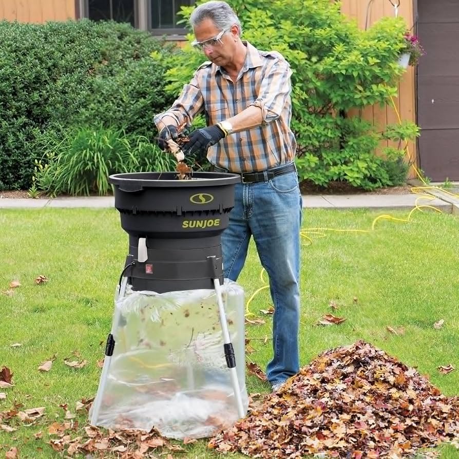 プレーヤー SOUTHER Sun Joe Electric Leaf Mulcher/Shredder 13 Amp With