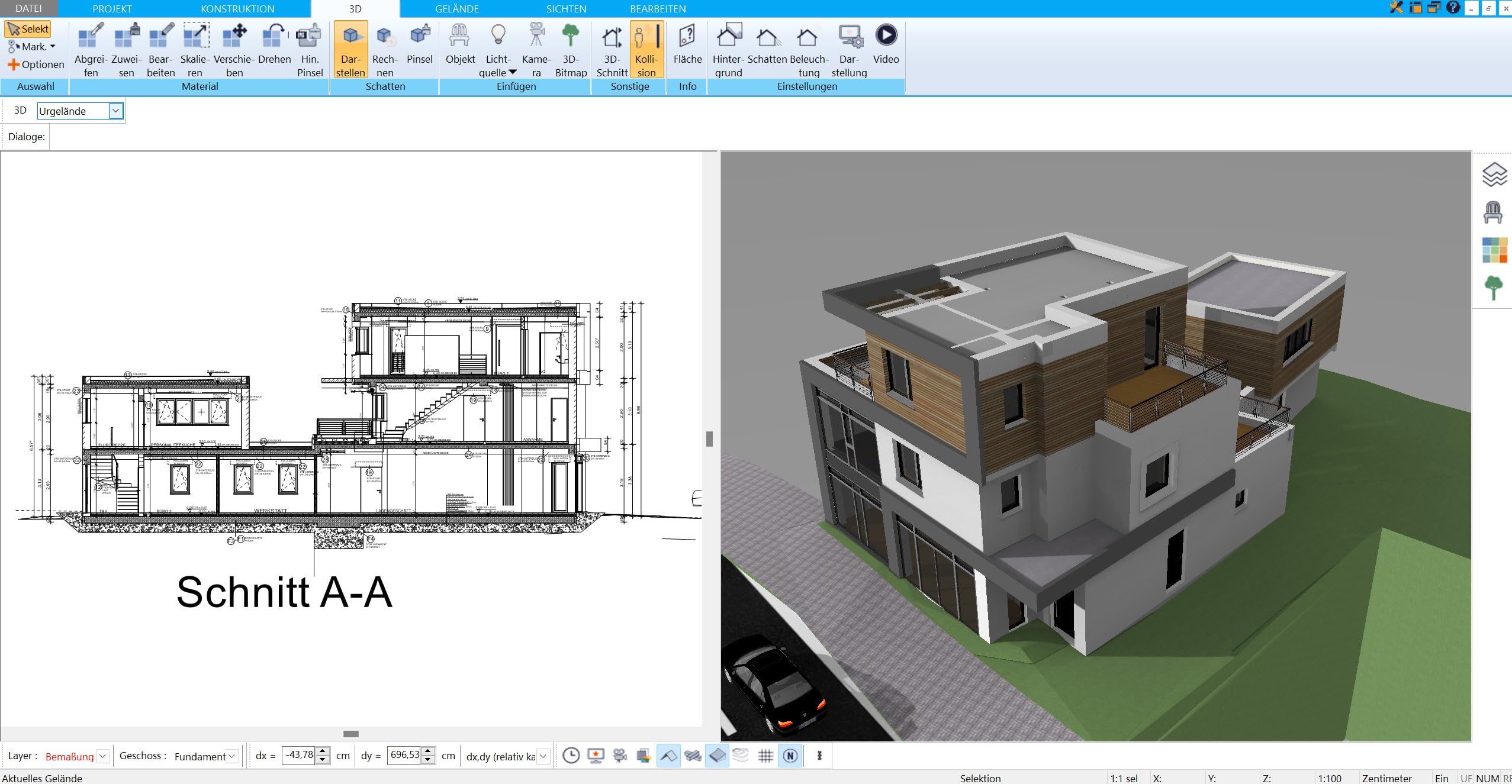 HausDesigner3D Professional 3 - Hausplaner & Architektur 3D CAD Software, Grundrissplanung, Raumplaner