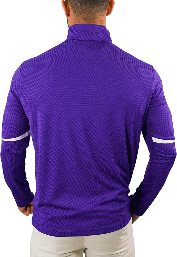 Columbia Golf Omni-Wick Scorecard 1/4 Zip Pullover (Small, Purple Columbia Golf Omni-Wick Scorecard 1/4 Zip Pullover (Small, Purple
