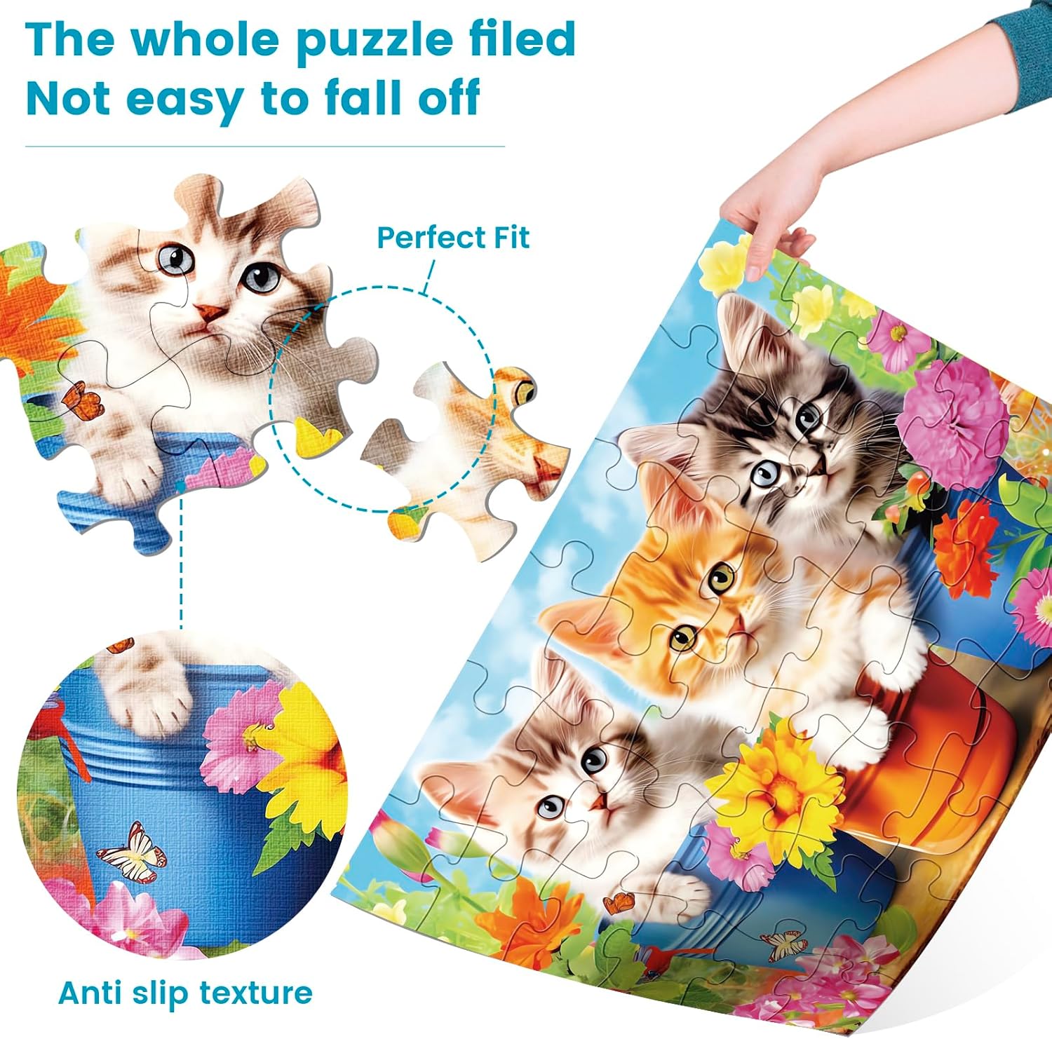 6 Packs 36 Pieces Large Puzzles for Seniors,Dementia Puzzles for Elderly Adults,Jigsaw Puzzles for Adults Seniors with Alzheimer's Dementia with 6 Storage Bags