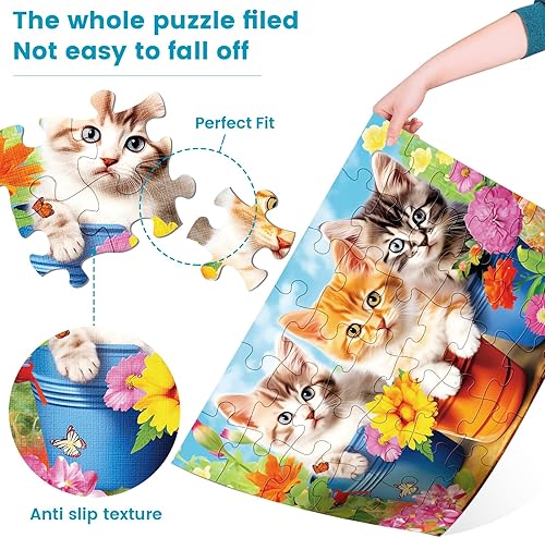 Miniatura 4 de Paquete de 6 rompecabezas grandes de 36 piezas para personas mayores, rompecabezas de demencia para adultos mayores, rompecabezas para adultos