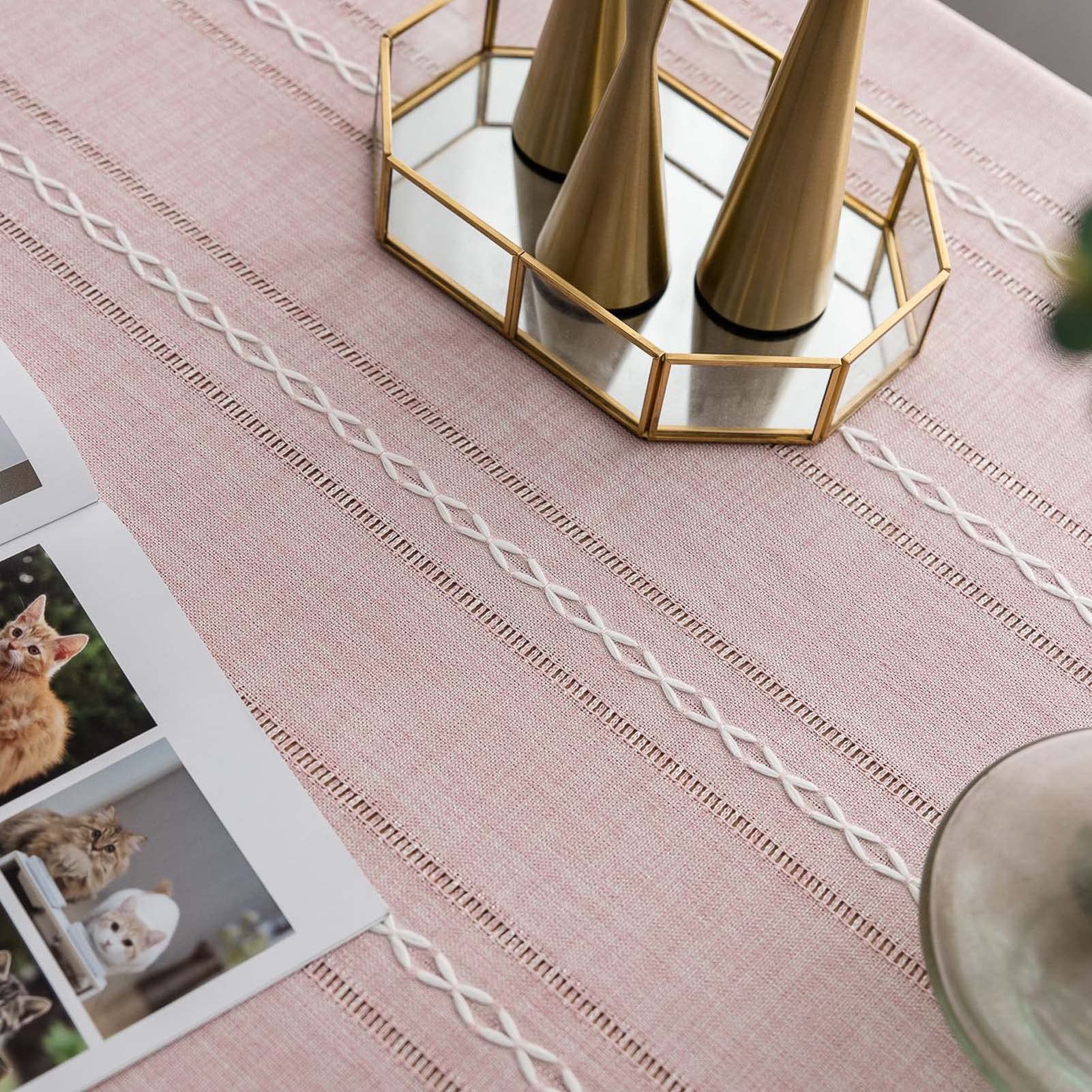 YSUEFIJO Manteles Mesa Rectangular 140x240cm, Mantel Antimanchas, Mantel Resistente a Las Manchas, Manteles Exterior Decorativo, Cubierta de Mesa Lavable Resistente, para Hogar Comedor del Cocina