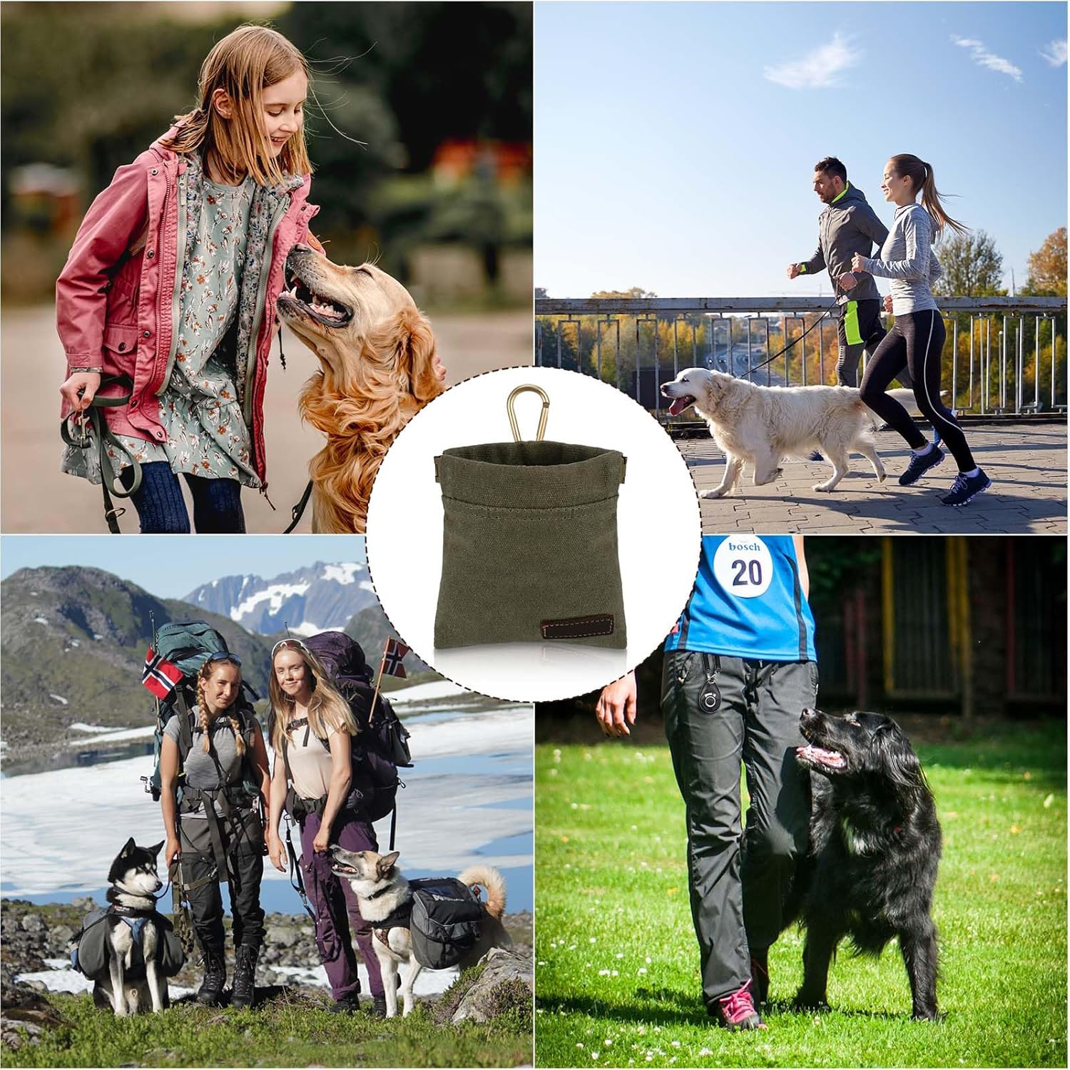 Zocipro Small Dog Treat Pouch, Dog Treat Training Pouch with Pet Training Clicker, Waterproof Hands-Free Dog Training Treats Bag with Carabiner for Pet Puppy Dog Training, Outdoor Use 4 81dIrsSIXYL. AC SL1500