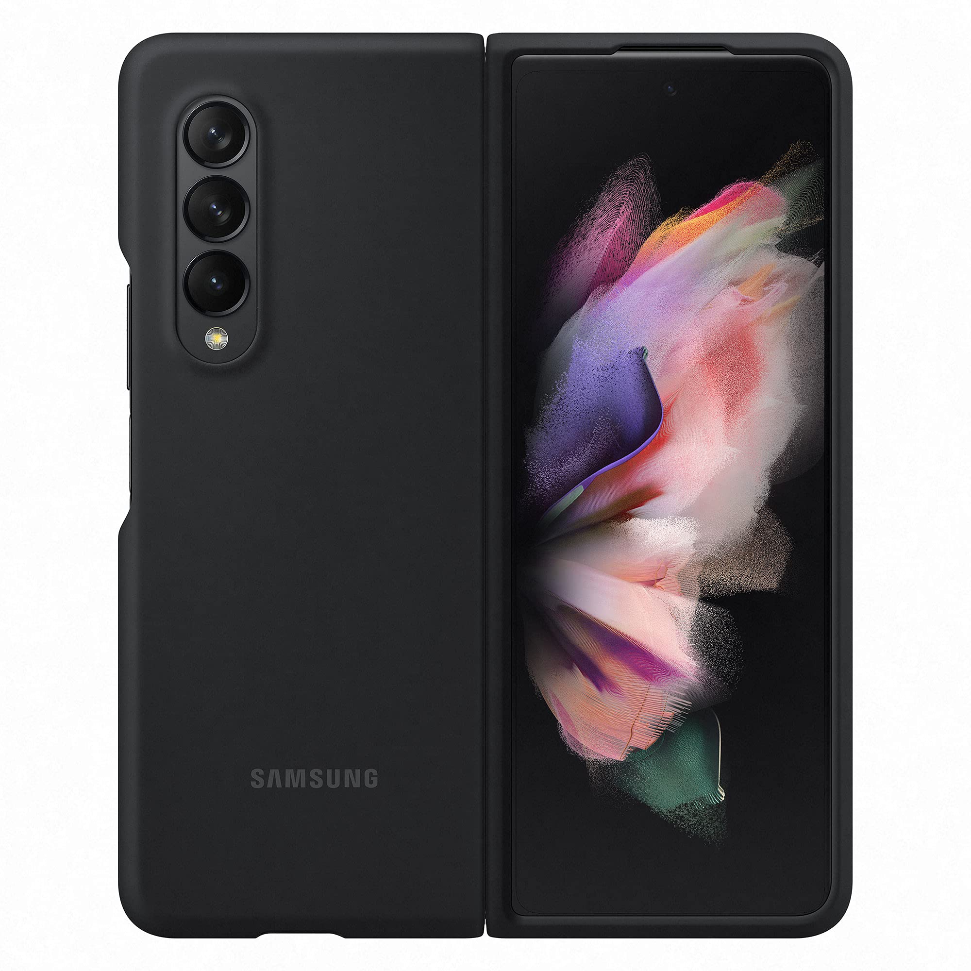 Samsung Etui silikonowe do Galaxy Z Fold3 - Oficjalne etui Samsung - czarne